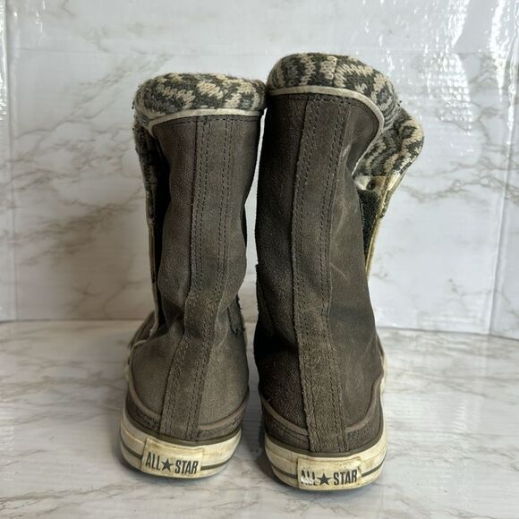 Converse Chuck Taylor Y2K Beverly Mid Boots in gray fall size 9 - Picture 6 of 10